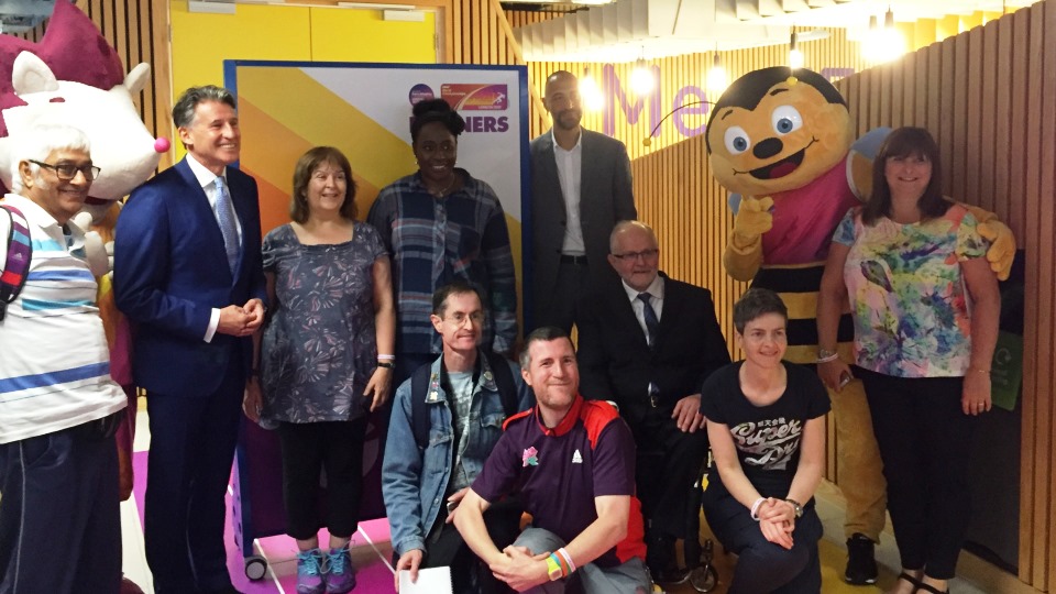 Lord Seb Coe and Sir Philip Craven were at Loughborough University London to launch the London 2017 Volunteer Training Centre